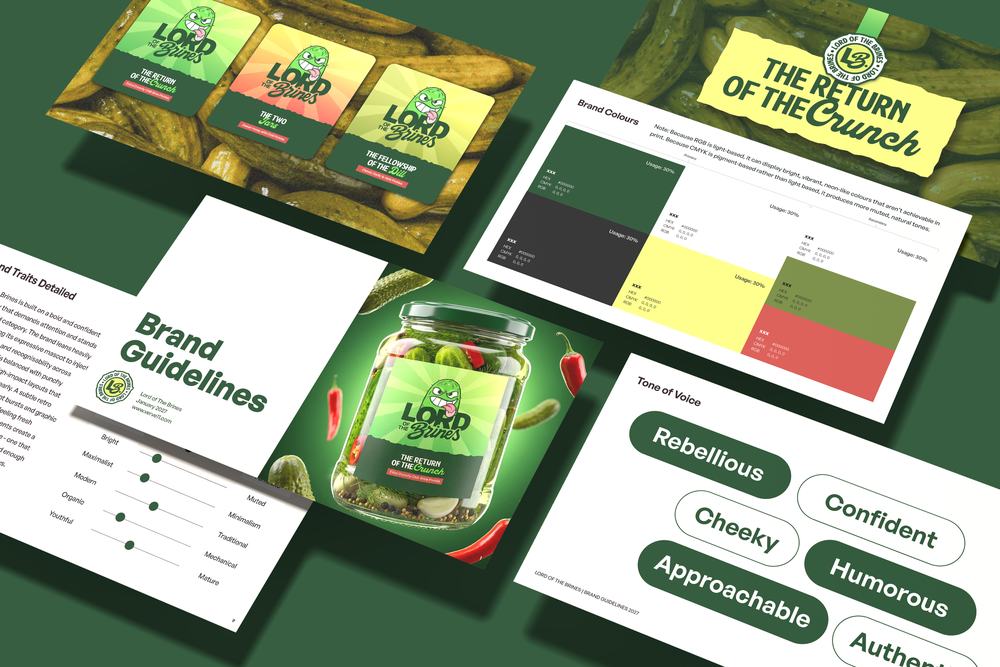 Comprehensive Brand Guidelines TEMPLATE preview