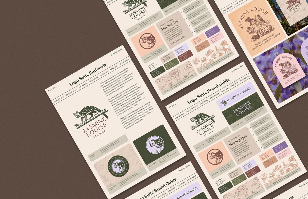 Mini Brand Guide TEMPLATE preview